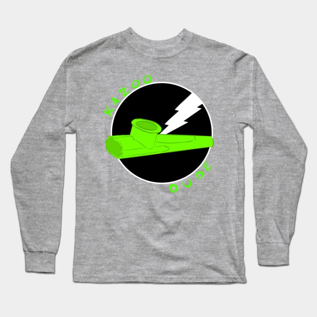 Kazoo Dude (Green) Long Sleeve T-Shirt by YoNemu